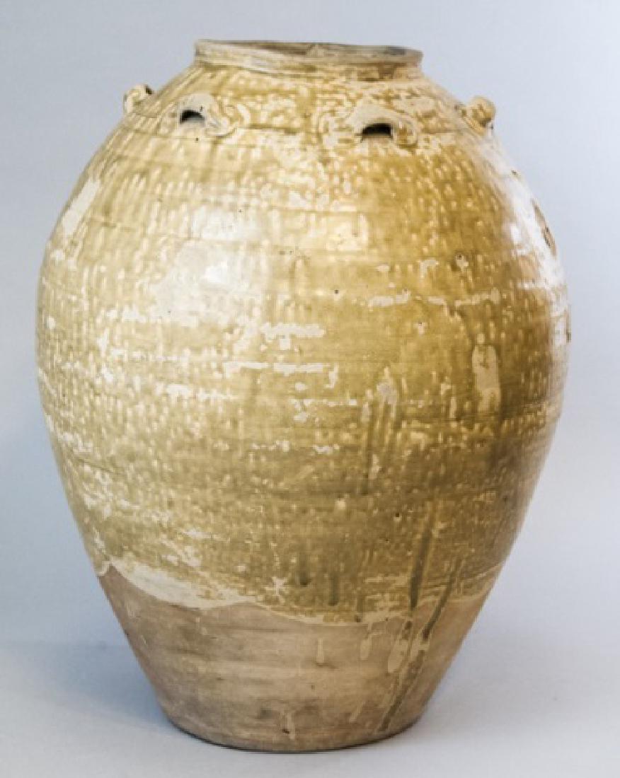 Chinese Handmade Glazed Pottery Vessel (1 of 5)