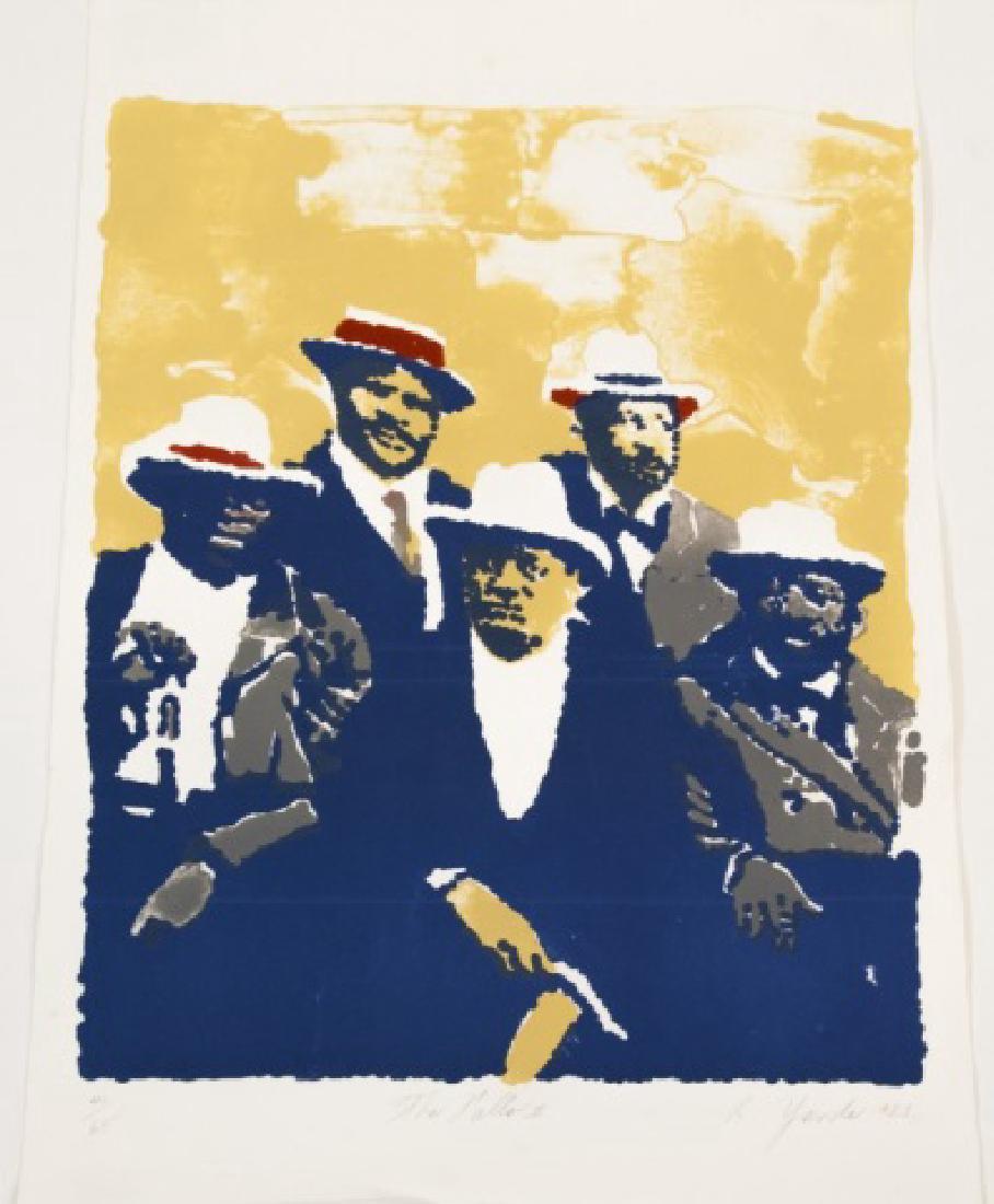 Pencil Signed 1983 Richard Yarde Lithograph (1 of 8)