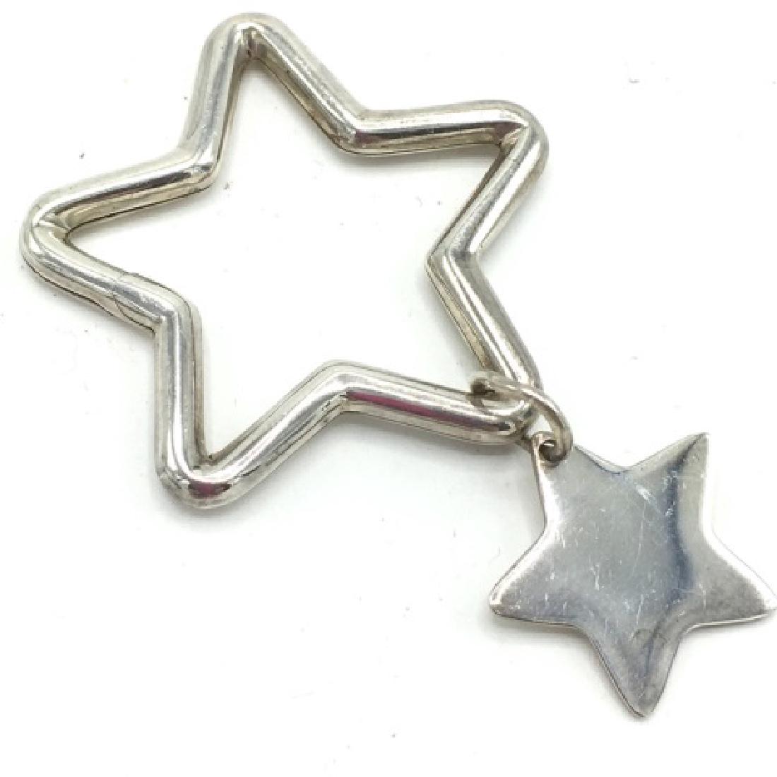 Tiffany & Co Sterling Star Key Ring (1 of 3)
