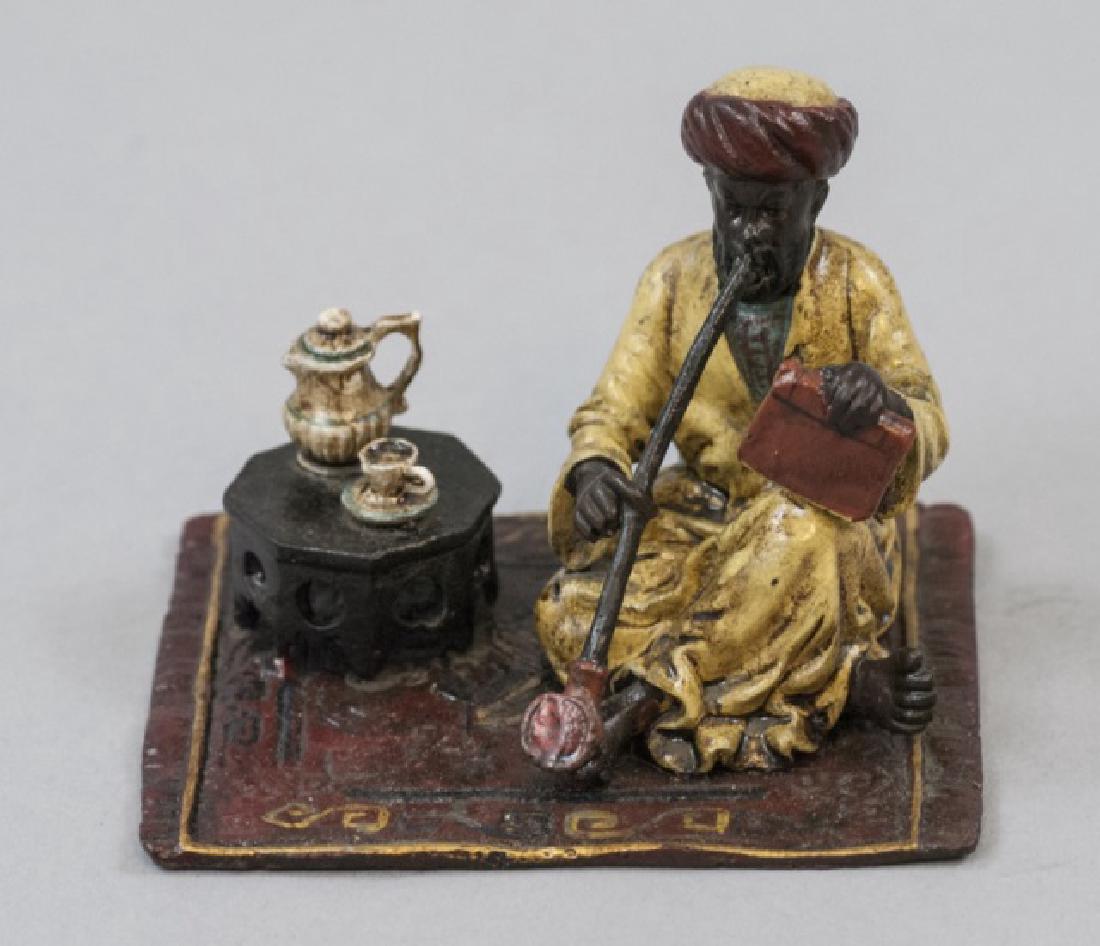 Signed Franz Bergman Arab Man Bronze Statue (1 of 7)