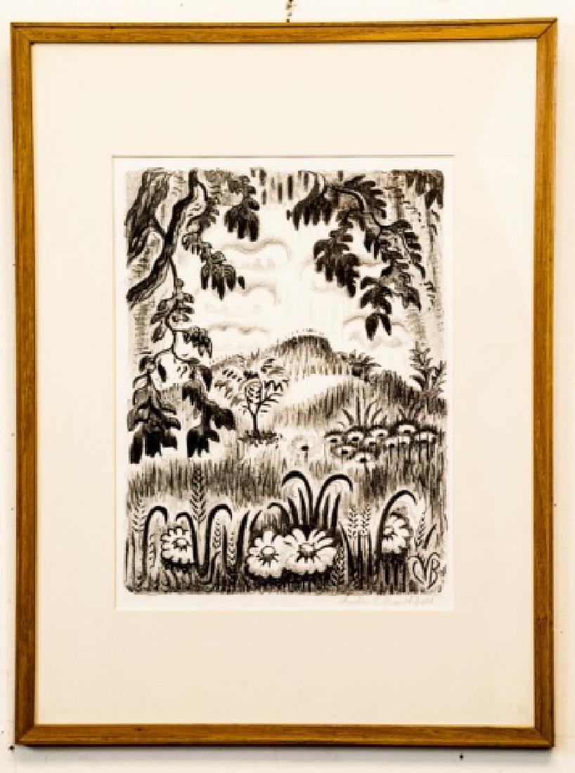 Charles E Burchfield Summer Benediction Lithograph (1 of 6)