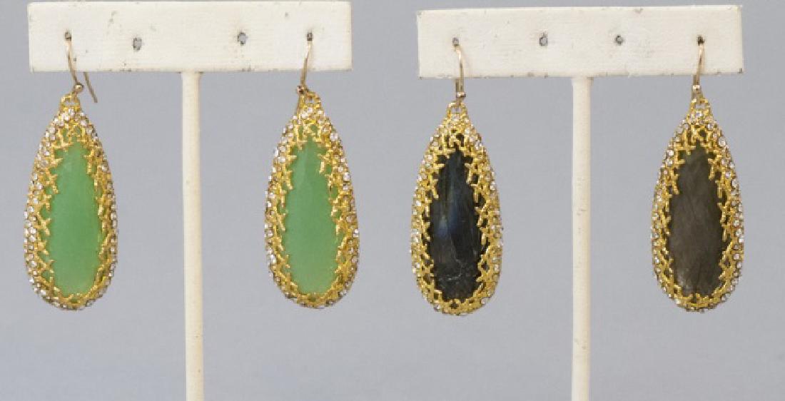 Two Pairs Alexis Bittar Large Pendant Earrings (1 of 5)