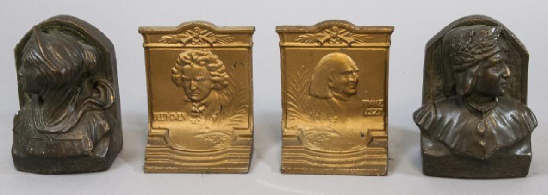 Two Pairs of Antique Figural Book Ends (1 of 7)