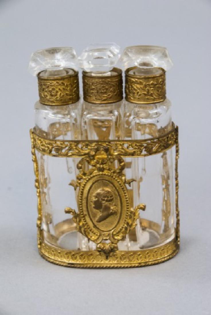 Antique Ormolu Mounted Perfume Bottle Holder (1 of 4)