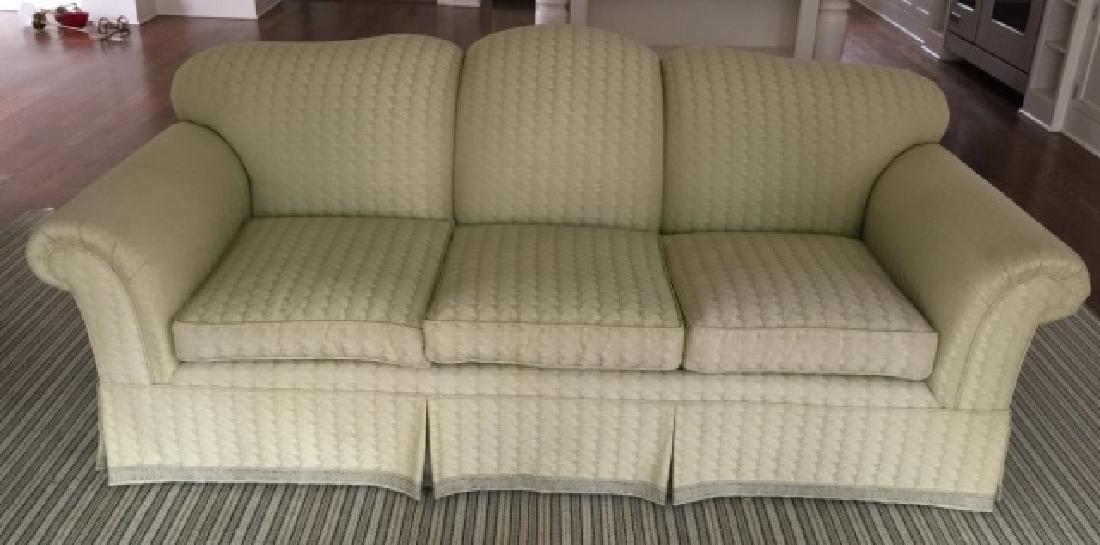Contemporary Three Seat Sofa w Custom Upholstery (1 of 5)
