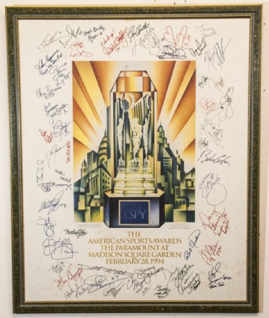 Multi-Signed Poster for 1994 American Sport Awards (1 of 11)