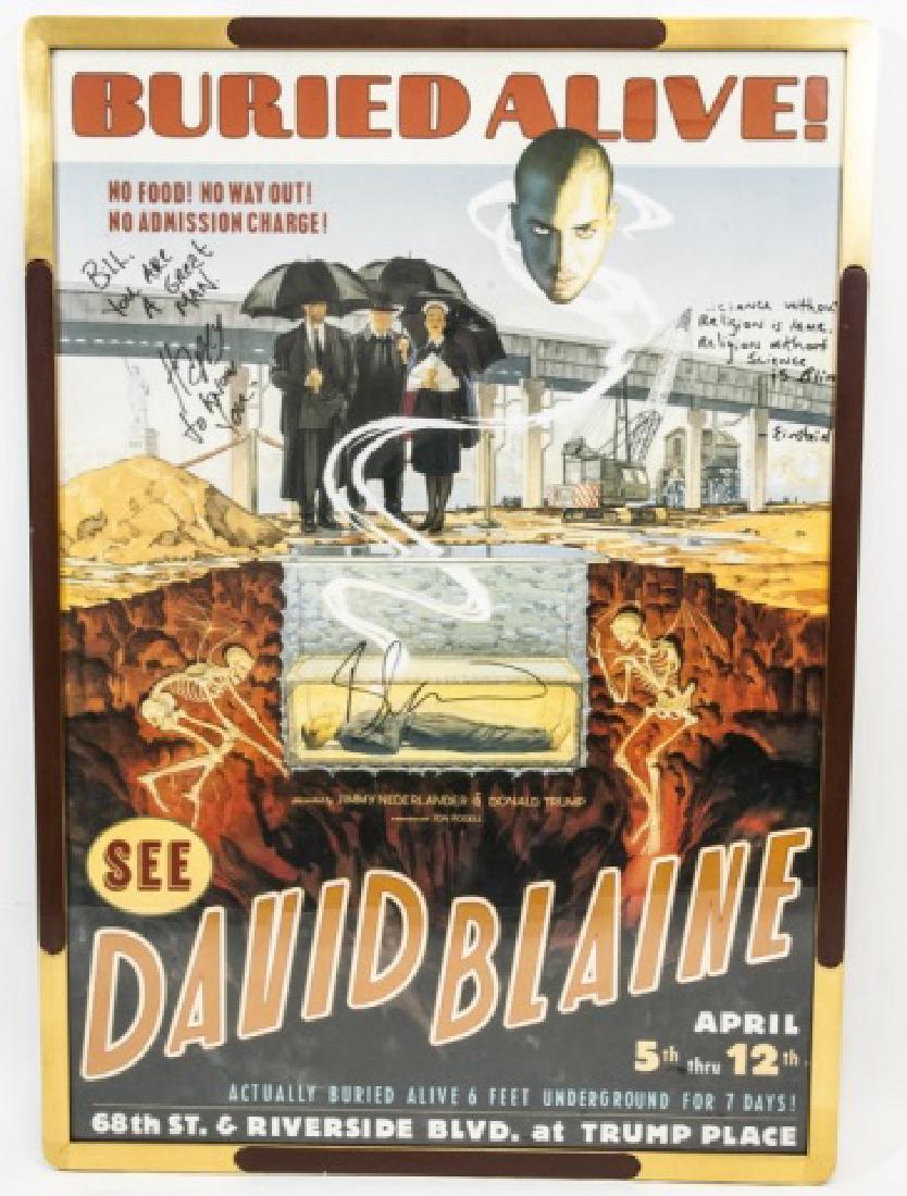 NYC Magic Event Poster Signed by David Blaine (1 of 7)