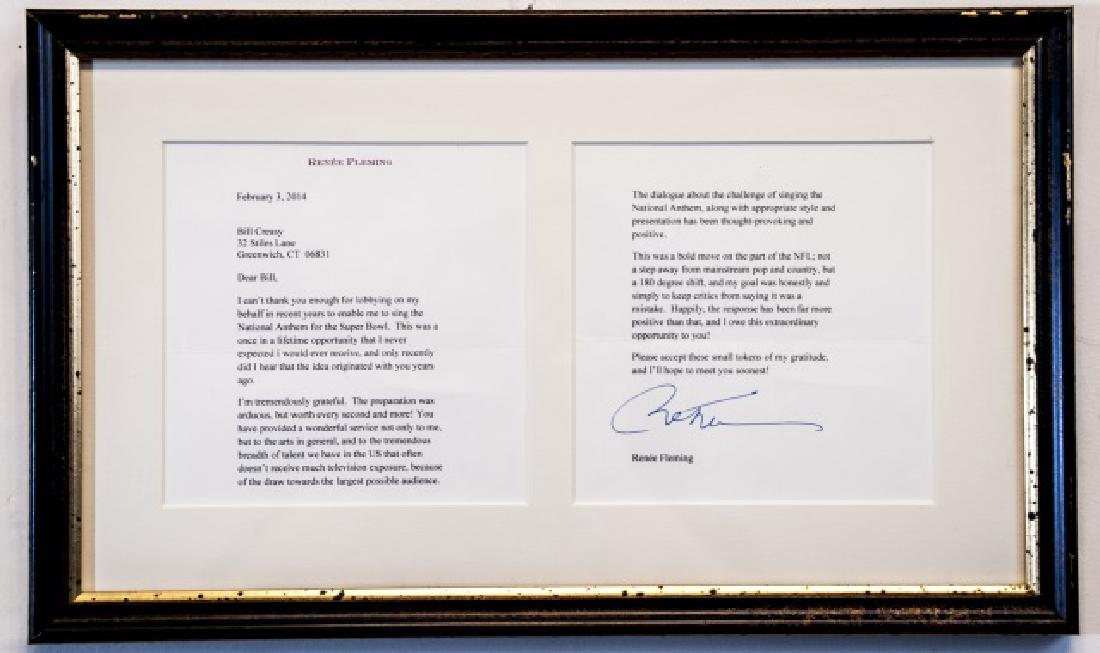 Renee Fleming Signed Letter / Super Bowl Anthem (1 of 4)