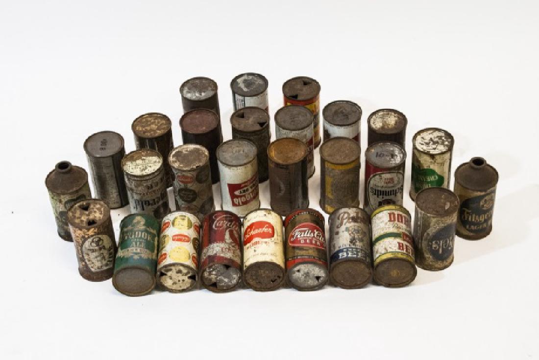 Collection of Antique & Vintage Tin Beer Cans