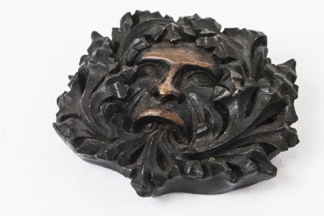 European Wall Plaque Figural Gargoyle Head (1 of 4)