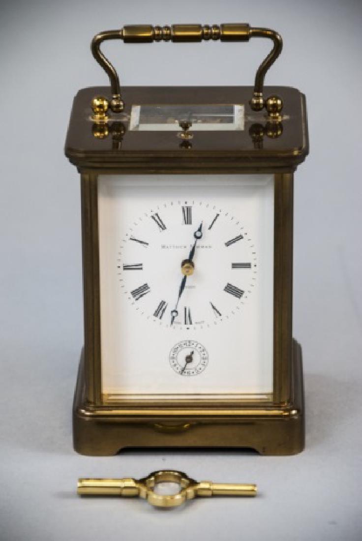 Matthew Norman Swiss Made Carriage Clock Jan 14, 2018 Greenwich