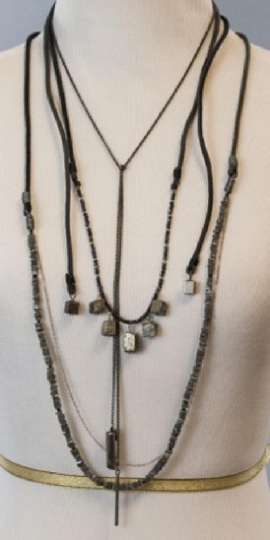 Alexis Bittar Earrings & Three Mima Necklaces (1 of 6)