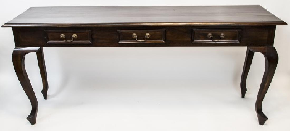 English Queen Anne Style Console / Sofa Table (1 of 8)