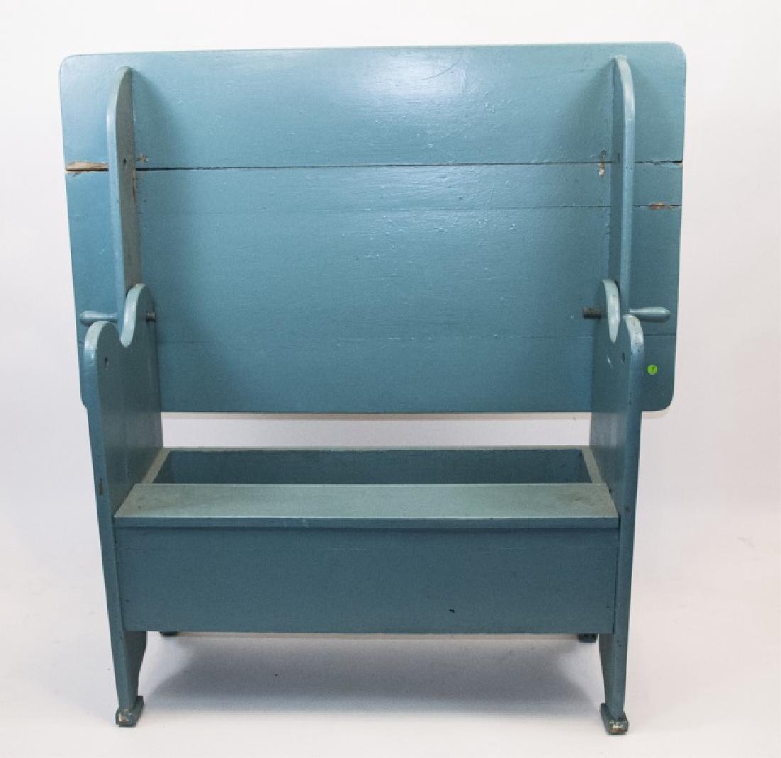 American Country Style Fold Top Bench / Table (1 of 3)