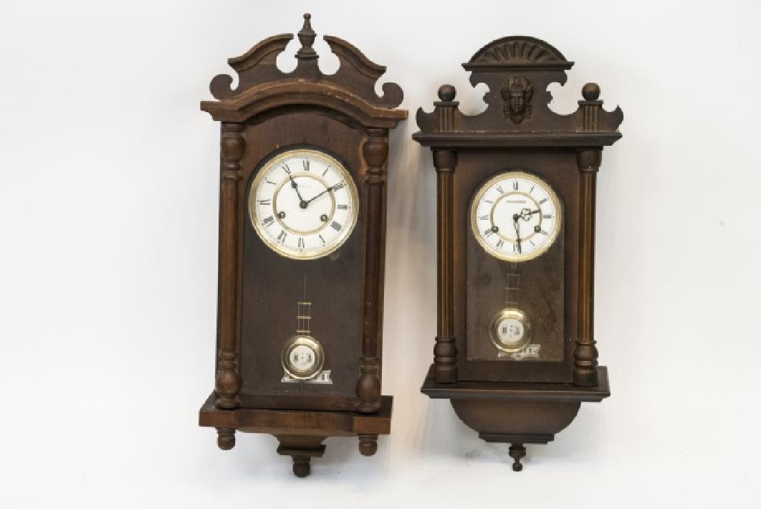 Two Vintage Wall Clocks by Bucherer & Empire (1 of 14)