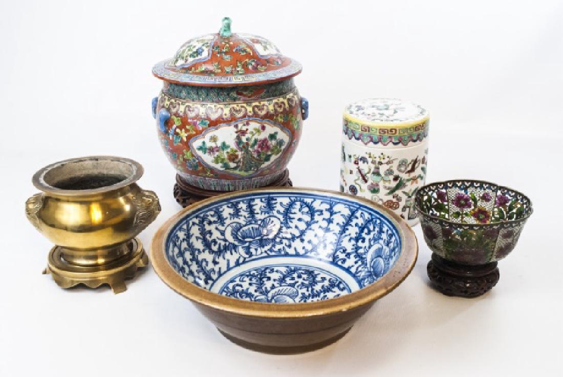 Collection of 5 Chinese Tabletop Items (1 of 7)