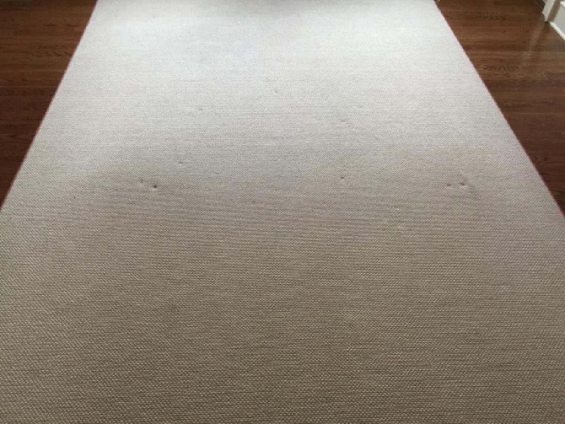 Contemporary Textured Carpet w Pink, Green & Cream (1 of 3)