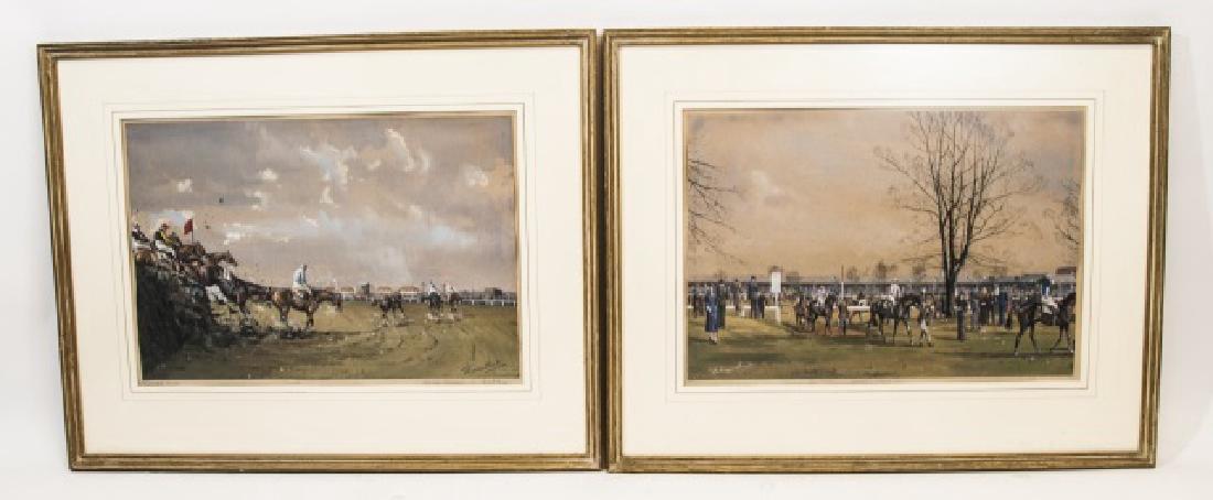 Pair Framed Horse Prints, Pencil Signed and Marked (1 of 7)