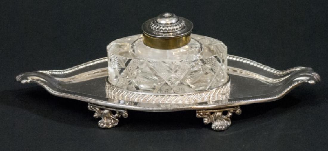 Walker Hall Sheffield England Silver Plate Inkwell (1 of 12)