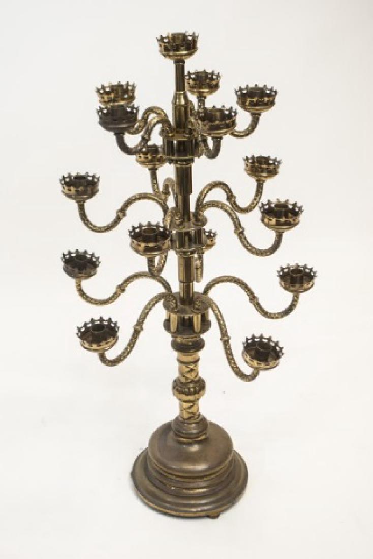 Large Scale Antique Gilt Metal Ormolu Candelabra (1 of 4)