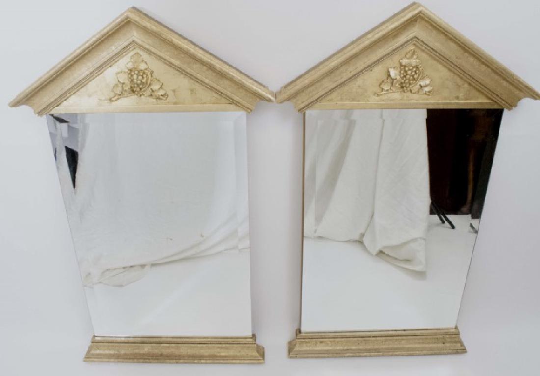 Pair of Federal Style Gold-Framed Beveled Mirrors (1 of 3)