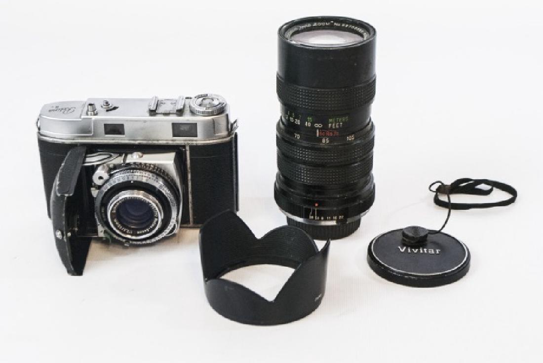 Vintage Retina Camera & Vivitar Lense (1 of 6)