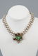 Vintage Miriam Haskell Necklace & Bracelet Set - 2