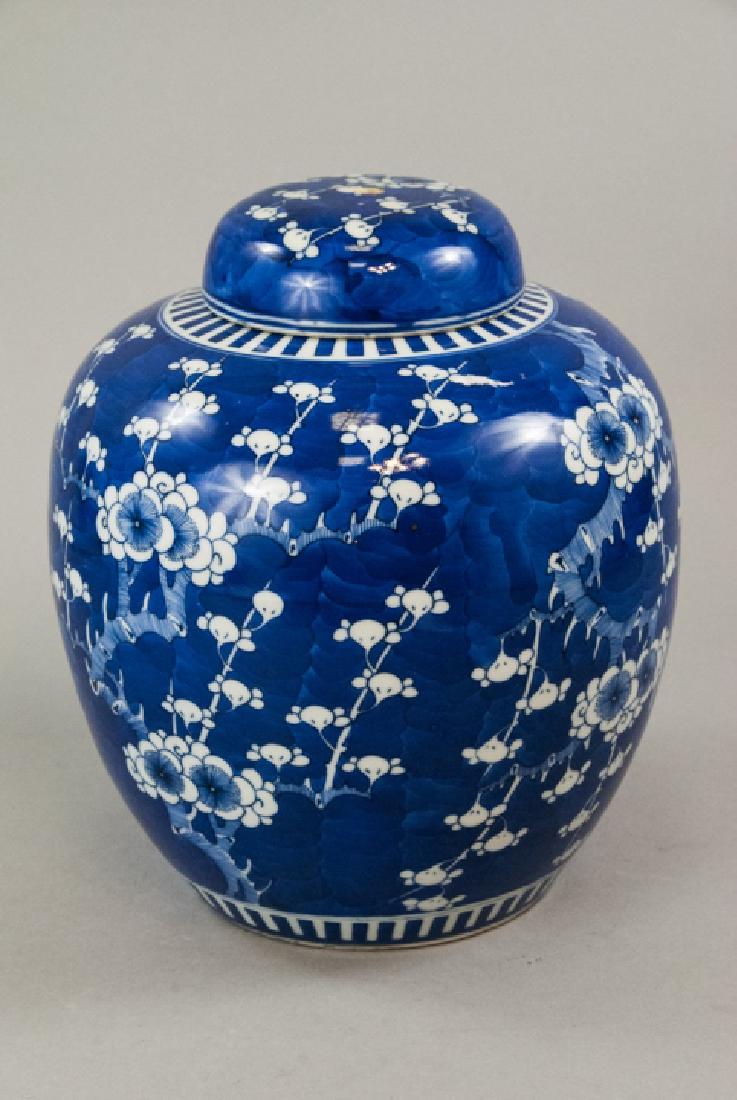 Signed Chinese Blue & White Porcelain Ginger Jar (1 of 7)