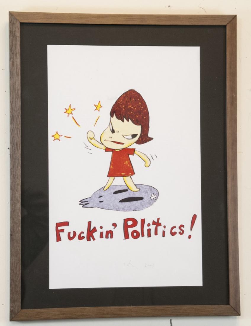 Yoshitomo Nara "Girl" Contemporary Lithograph (1 of 4)