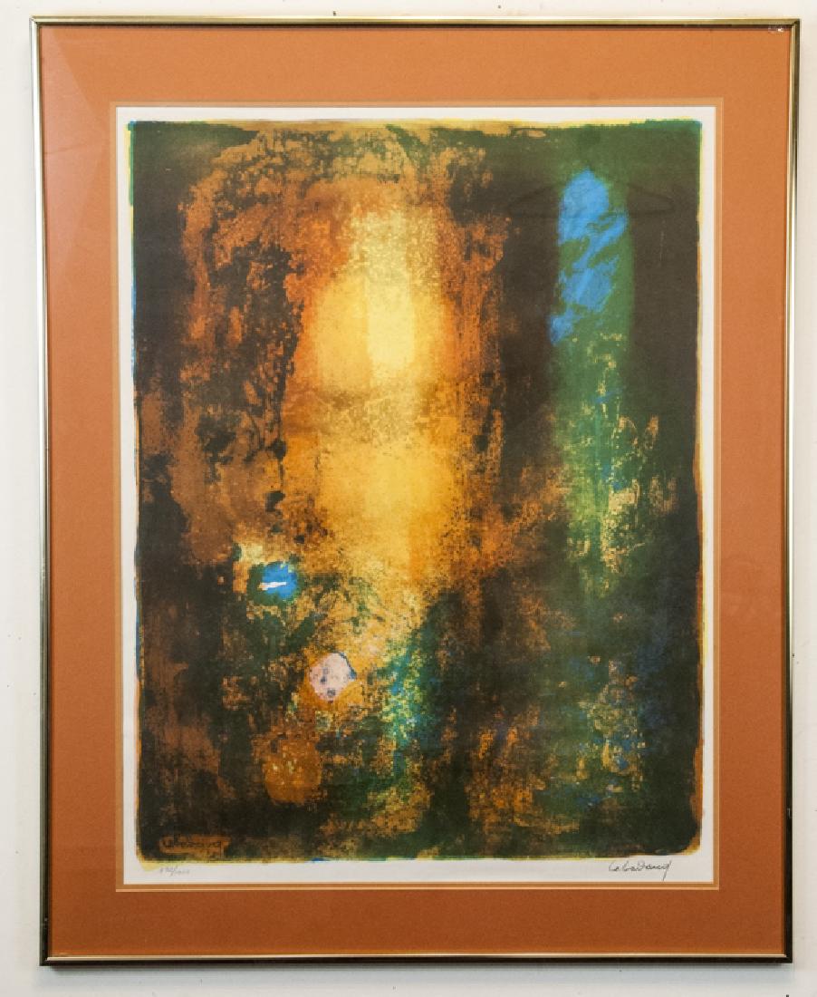 Hoi Lebadang Signed & Framed Surrealist Lithograph (1 of 7)