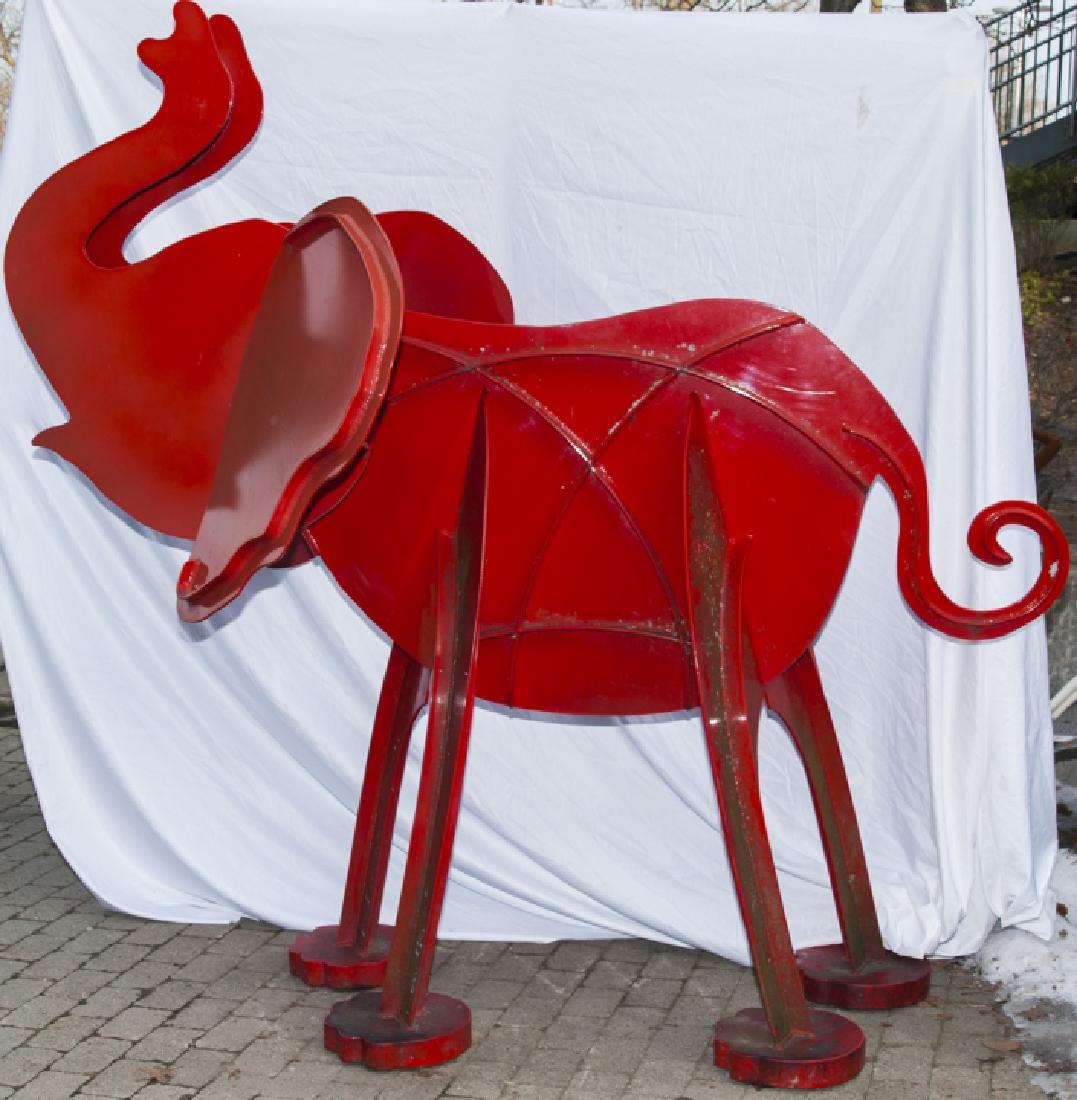 Fredrick Prescott - Modern Art Elephant Statue (1 of 7)