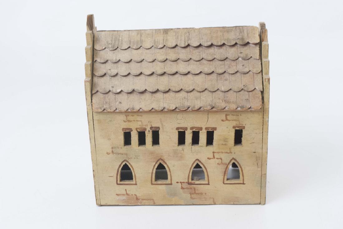Antique Handmade / Hand Painted Miniature Castle (1 of 5)