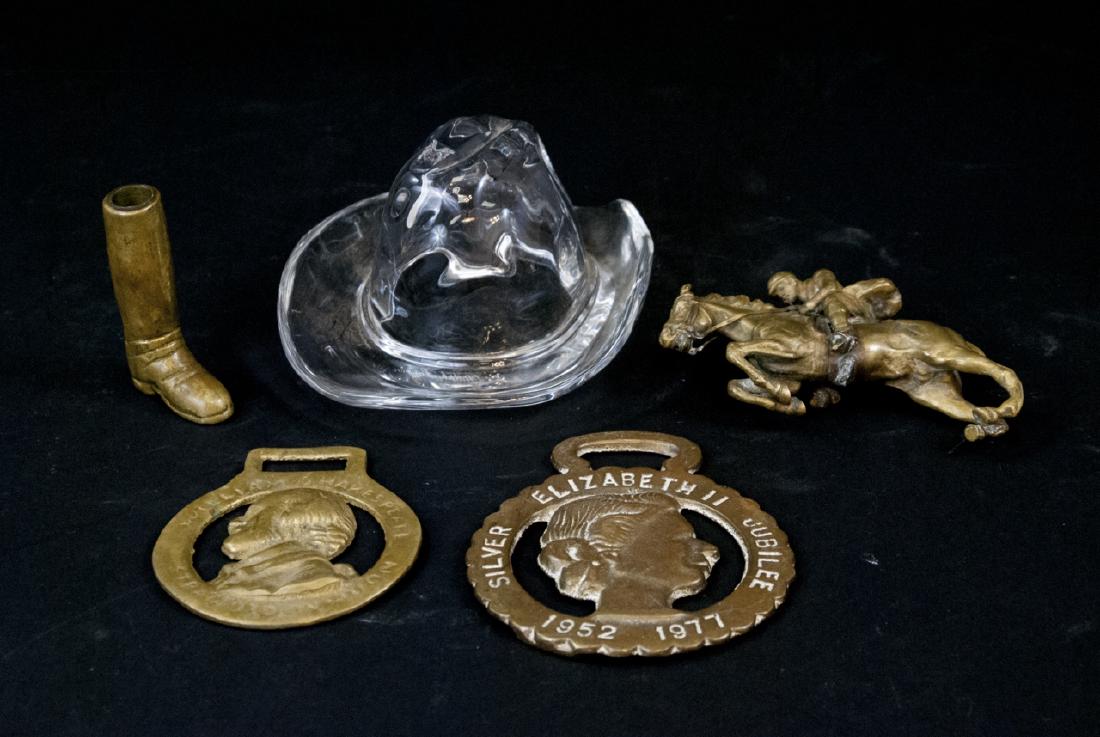 Vintage Horse Brass & Ralph Lauren Art Glass (1 of 7)