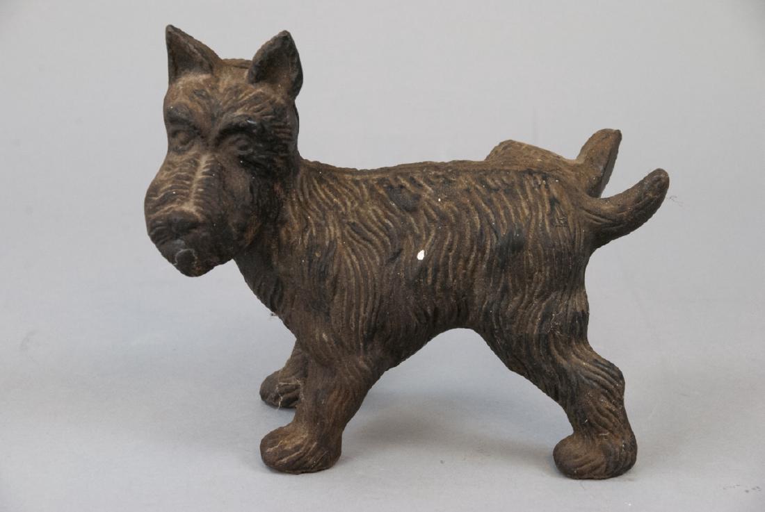 Peeing Scottish Terrier Cast Iron Door Stop (1 of 3)