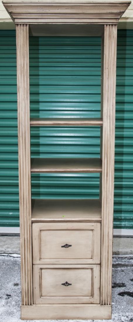 Contemporary Traditional Shabby Chic Open Bookcase (1 of 7)