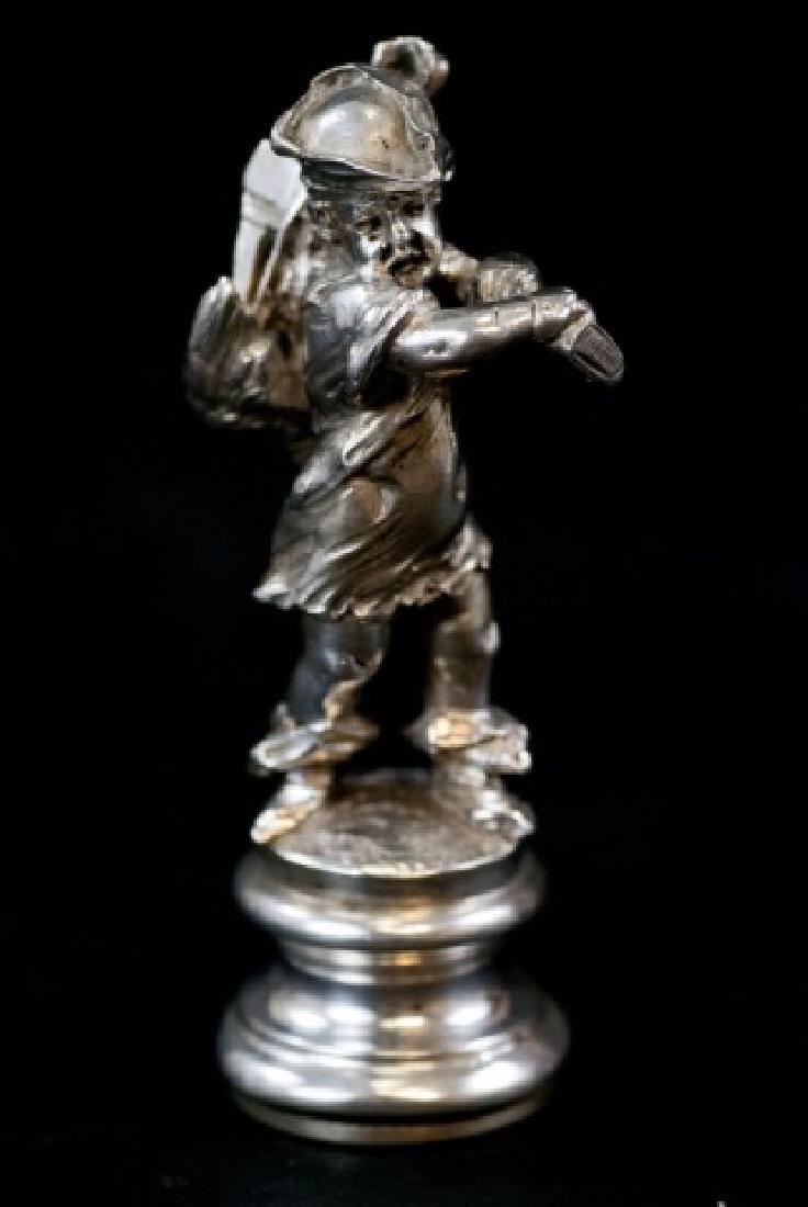 Augsburg German Solid Silver Statue of a Hunter (1 of 5)