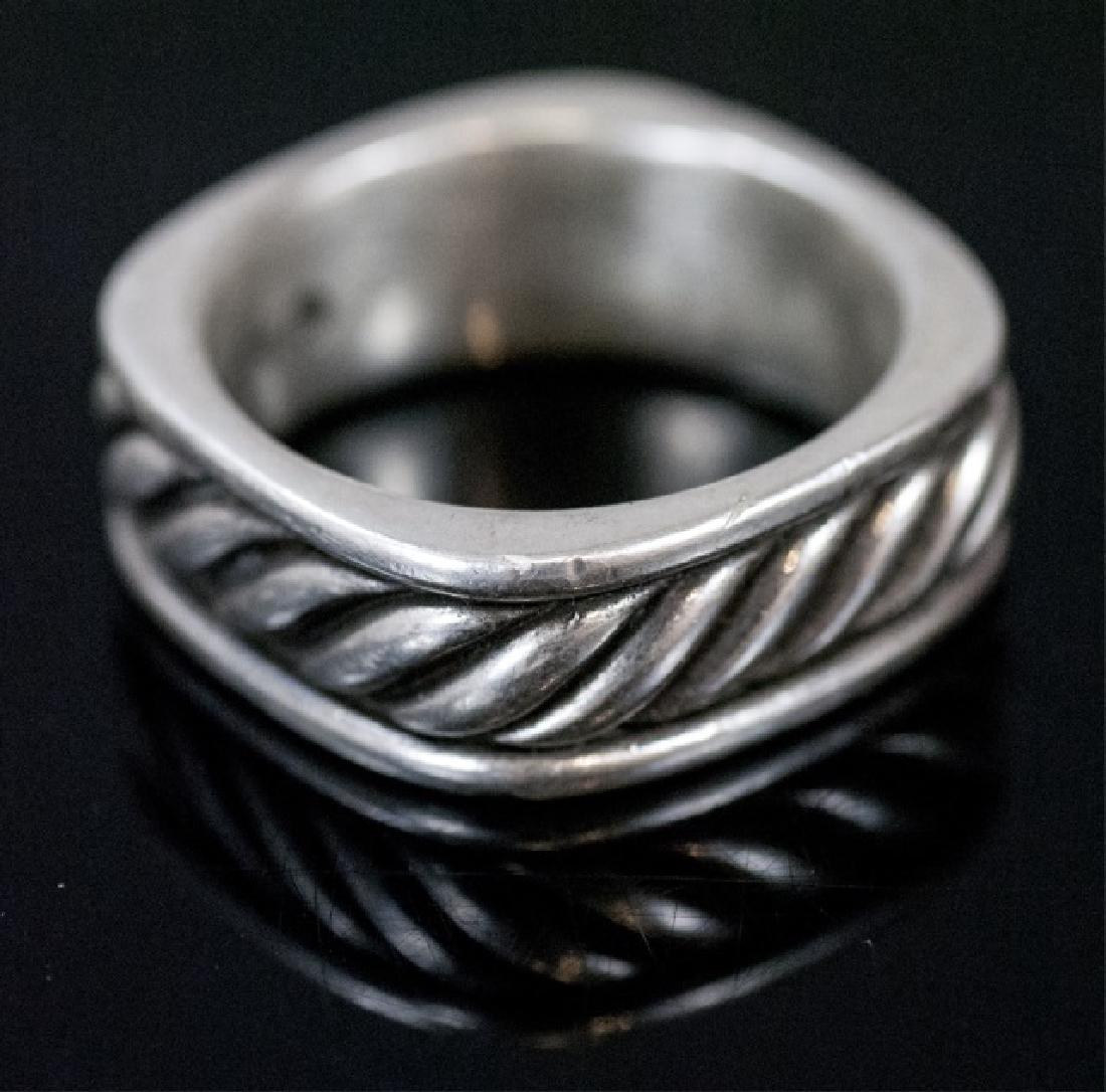 David Yurman Sterling Silver Men's Ring / Band (1 of 6)