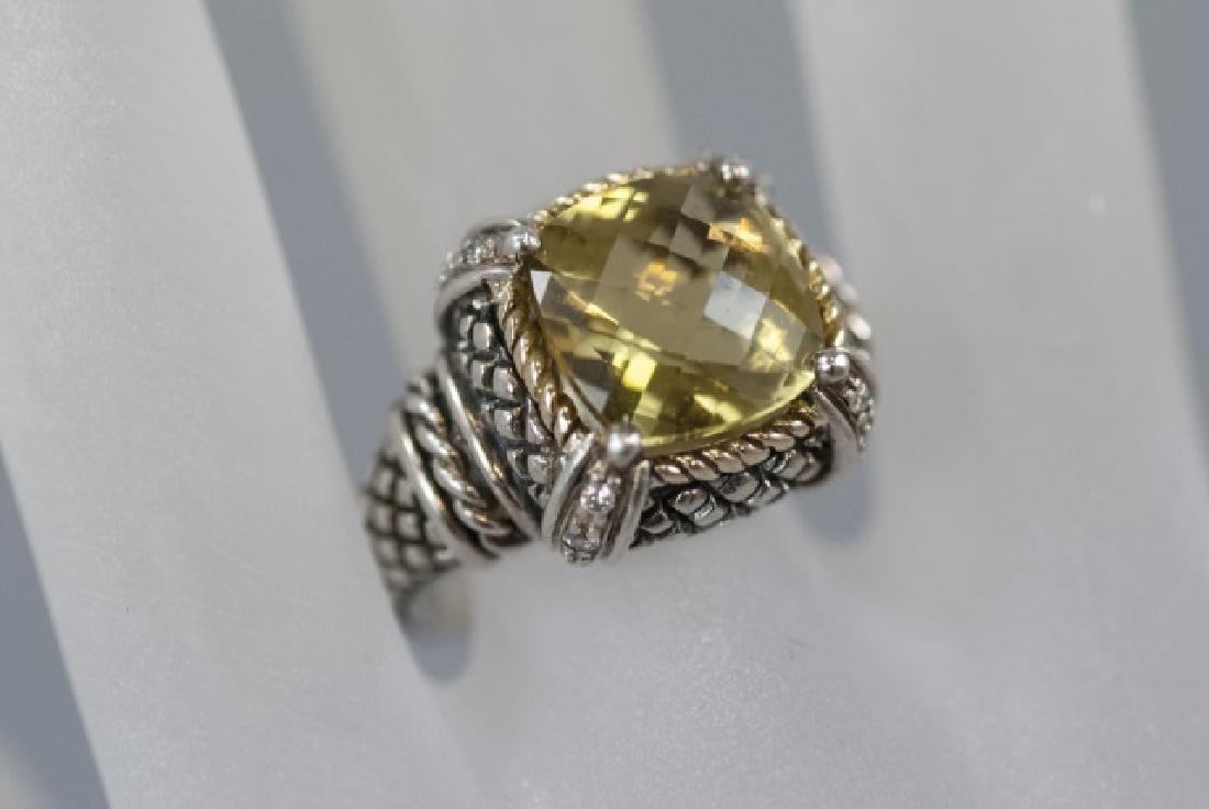 Andrea Candela 18kt Gold Diamonds & Sterling Ring (1 of 11)
