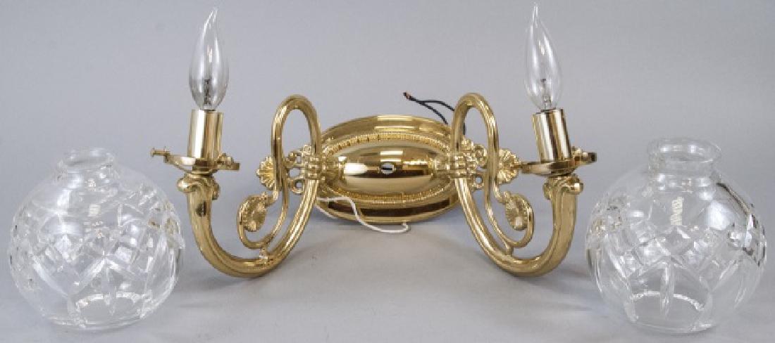 Waterford Crystal Gilt Ormolu Wall Sconce (1 of 7)