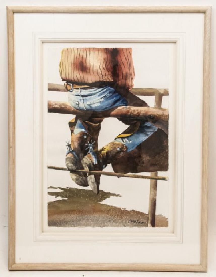 Nelson Boren Framed Watercolor Painting (1 of 10)