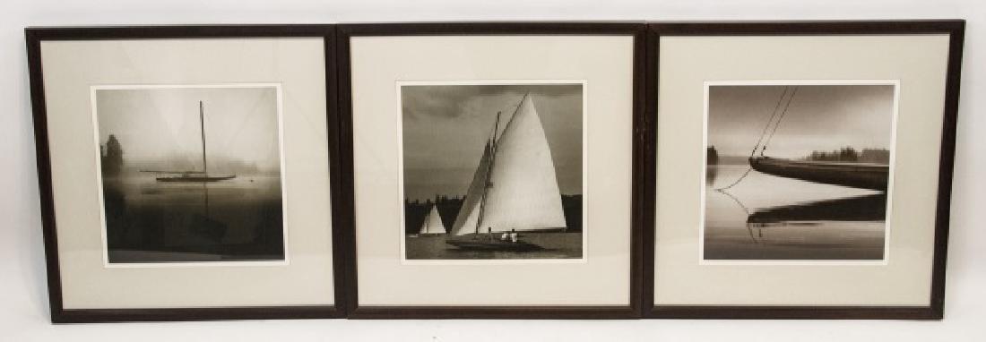Three Framed Black & White Boat Photographs (1 of 7)
