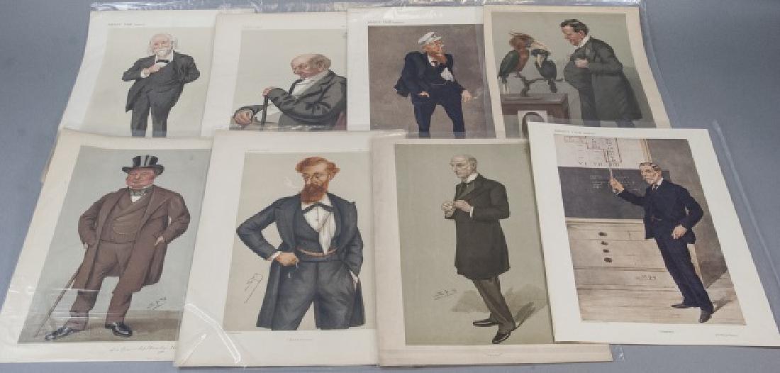 19th Century Vanity Fair 10 SPY Lithography Prints: 19th Century Vanity Fair 10 SPY Lithography Prints, this lot features 10 SPY lithography prints, they are all well preserved, they are all measured at 15 x 10.5 inches