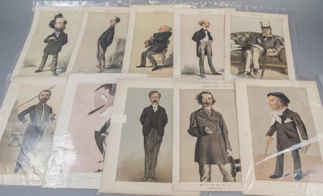 19th Century Vanity Fair Lithography Prints (1 of 9)