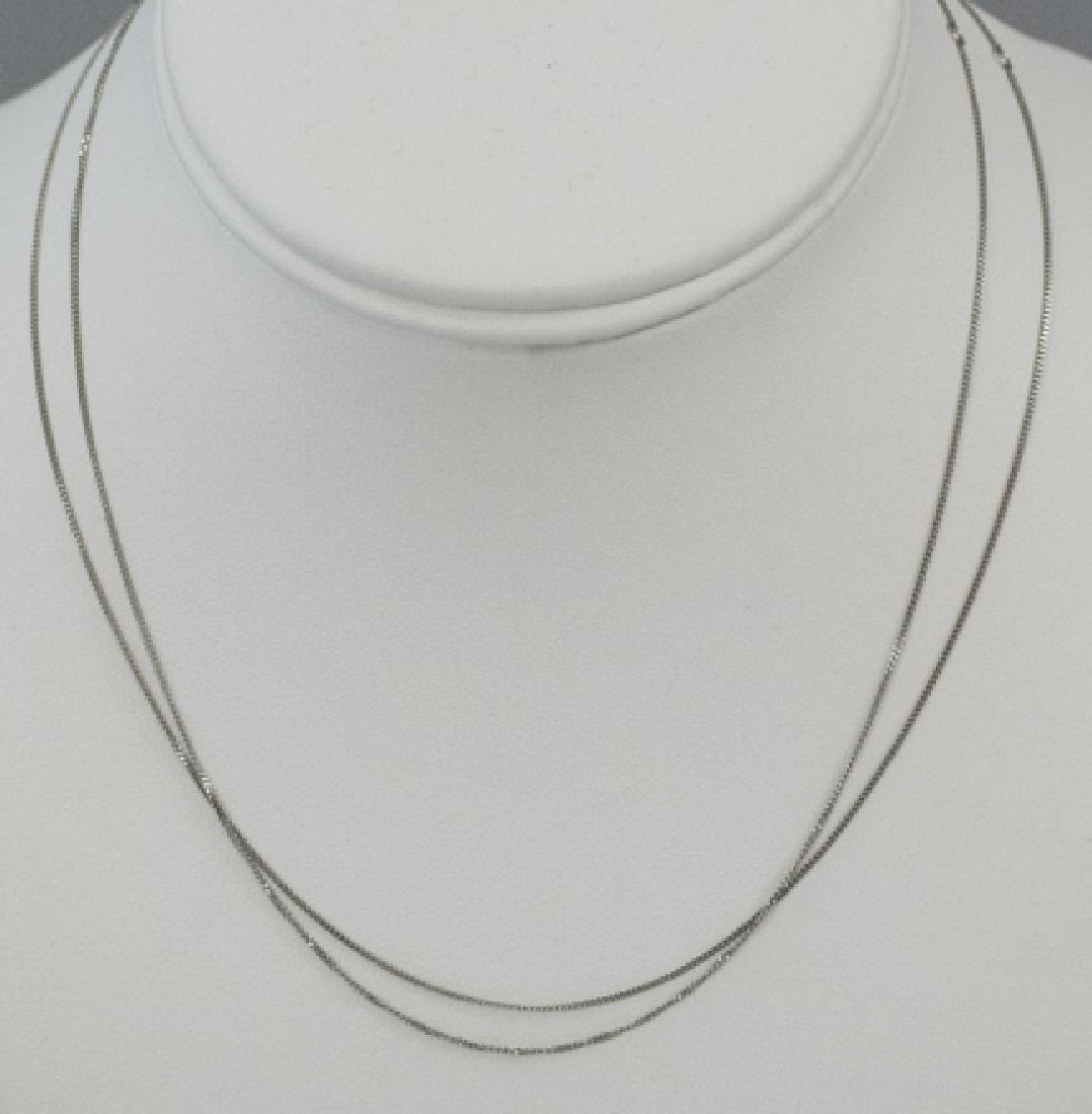 Two Estate Platinum 16 Inch Necklace Chains (1 of 4)