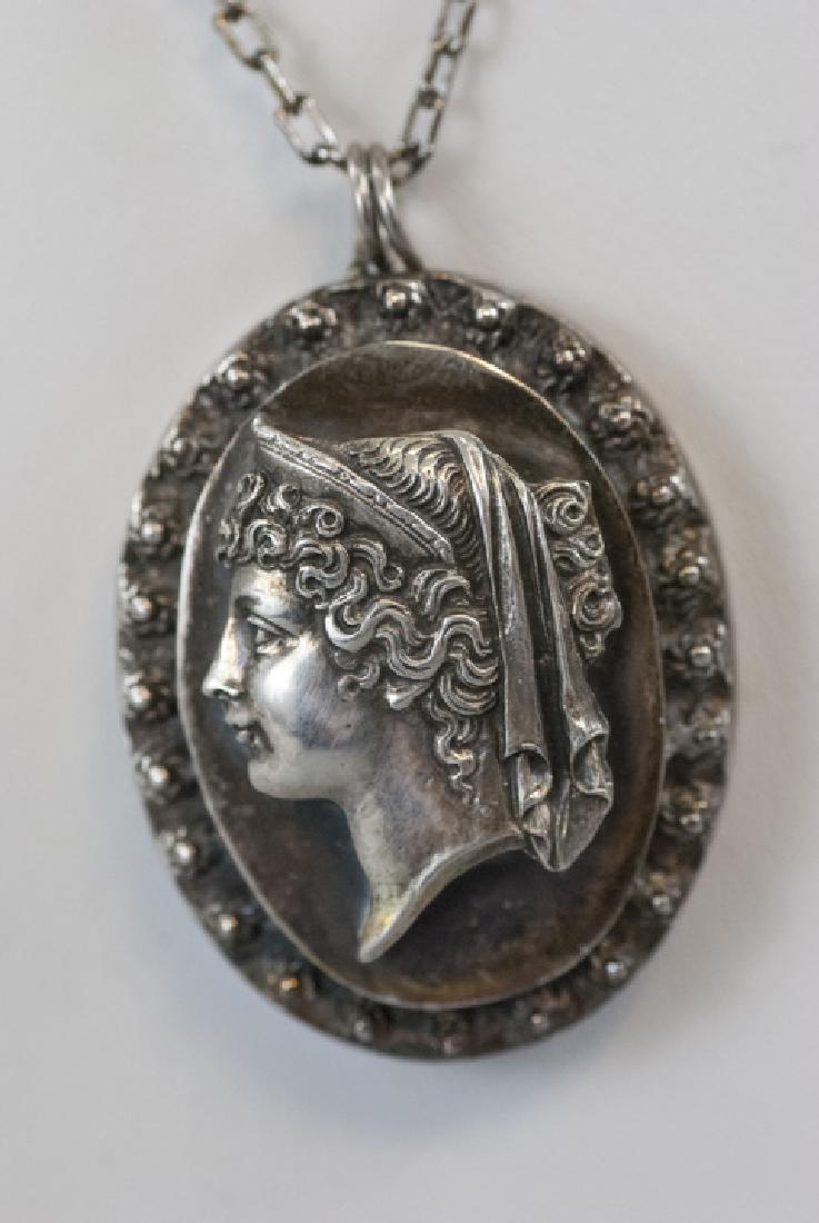 Antique Henryk Winograd 999 Silver Necklace (1 of 3)