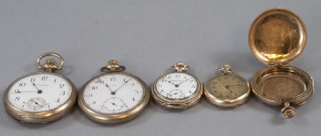 Five Antique Gold Filled Pocket Watches (1 of 4)