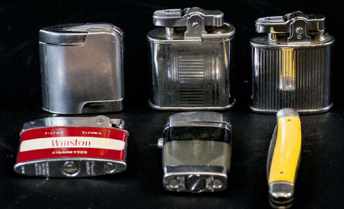 Vintage Pocket Knife & Lighters Including Rolex