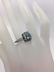 Estate 14kt White Gold & Blue Topaz Ring - 3