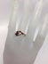 Vintage Yellow Gold Ruby & Diamond Ring - 2