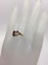 Vintage Yellow Gold Ruby & Diamond Ring - 6